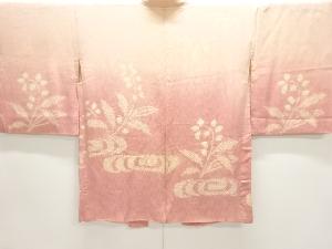 アンティーク　絞り流水に草花模様羽織